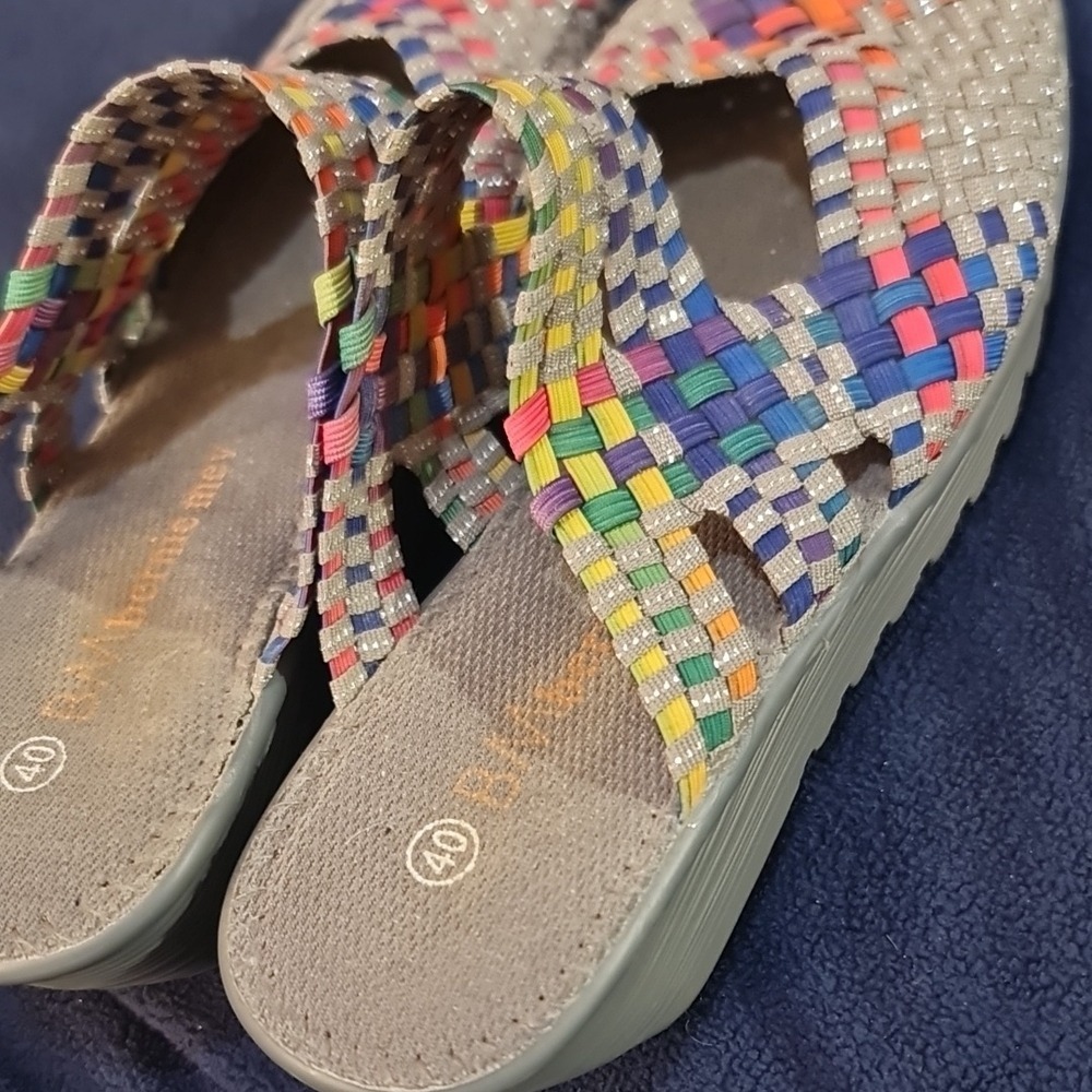"Make Offer" Colorful Woven Women's Sandals